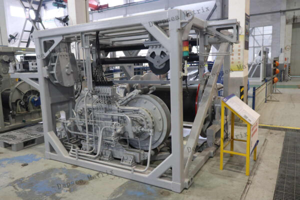 Oceanographic geological winch with cable control display