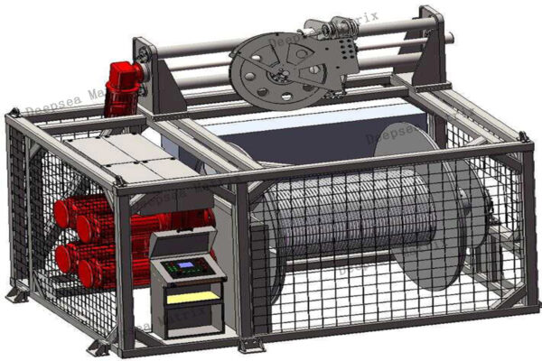 Winch integrated with ROV launch system China manufacture