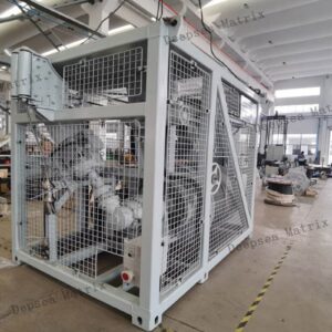 Electro-optical cable winch for deep sea