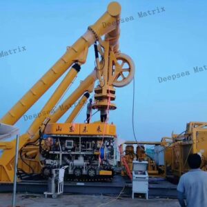 An active heave compensation (AHC) system on a large ROV LARS Chinese manufacture