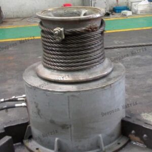 Capstan winch handling deck lines