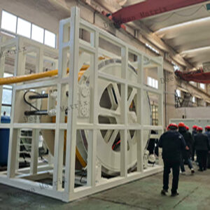 Flexible mineral and power integrated hybrid hose cable deployment winch for offshore projects