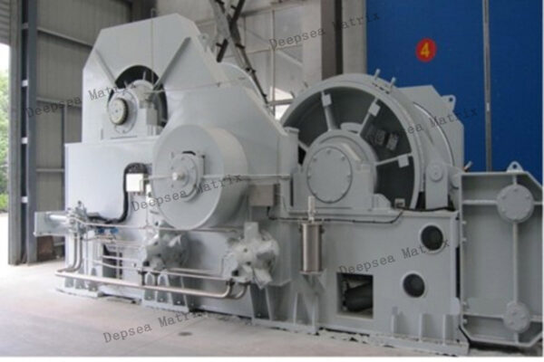 Winch operating in challenging construction environment