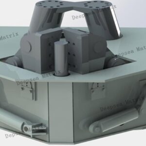 Hydraulic shark jaw clamping anchor chain