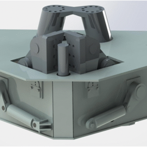 Hydraulic shark jaw clamping anchor chain