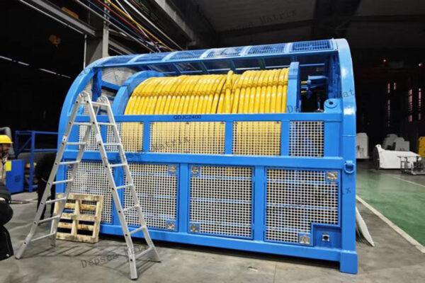 Submersible winch powered by compressed air China manufacture