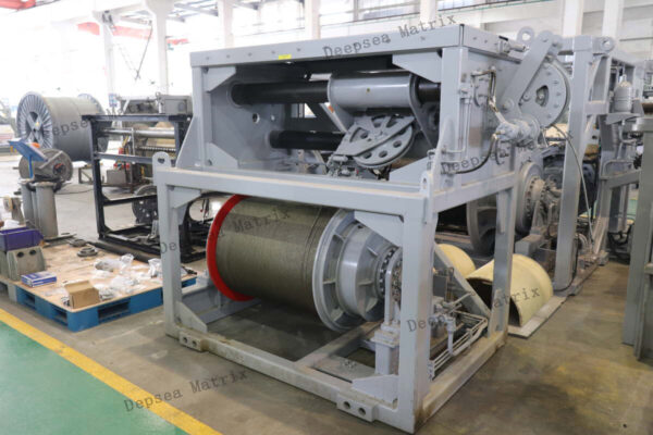 Deep-sea hydrographic winch collecting ocean data