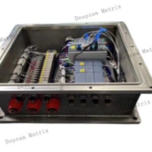 A cylindrical underwater electronic pressure housing designed for deep sea China manufacture