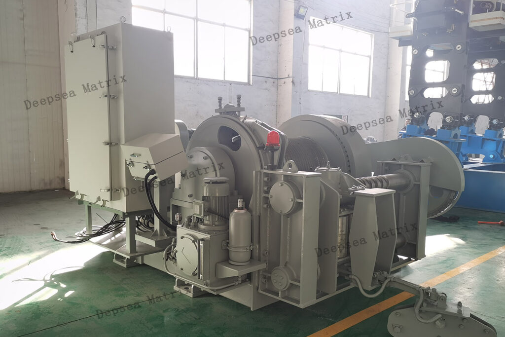 An automatic constant tension winch maintaining cable tension made in China